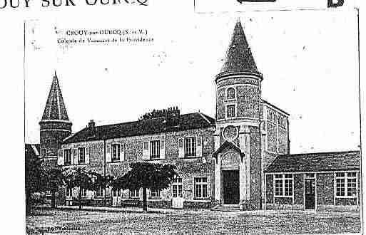 Ville de CROUYSUROURCQ Carte postale ancienne