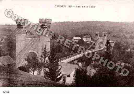 Ville de CRUSEILLES Carte postale ancienne