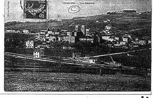 Ville de CUBLIZE Carte postale ancienne