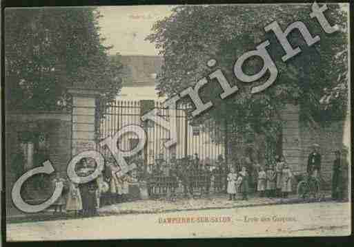 Ville de DAMPIERRESURSALON Carte postale ancienne