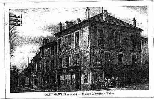 Ville de DAMPMART Carte postale ancienne