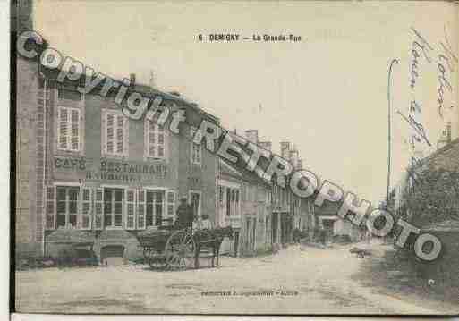 Ville de DEMIGNY Carte postale ancienne