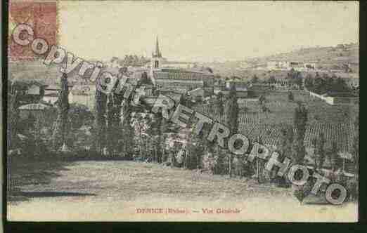 Ville de DENICE Carte postale ancienne