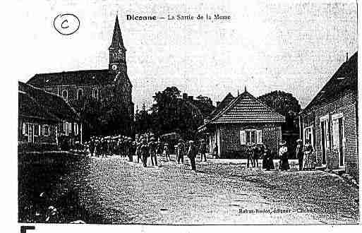 Ville de DICONNE Carte postale ancienne