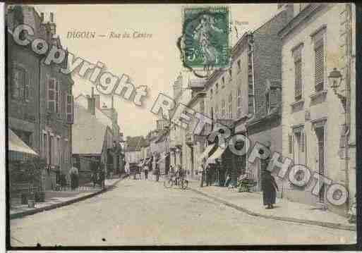 Ville de DIGOIN Carte postale ancienne