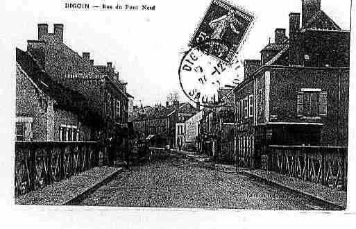 Ville de DIGOIN Carte postale ancienne