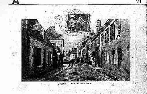 Ville de DIGOIN Carte postale ancienne