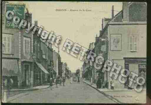 Ville de DIGOIN Carte postale ancienne