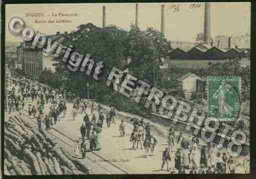 Ville de DIGOIN Carte postale ancienne
