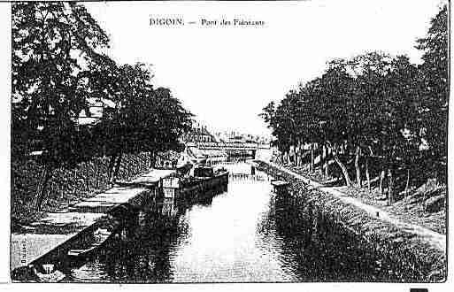 Ville de DIGOIN Carte postale ancienne