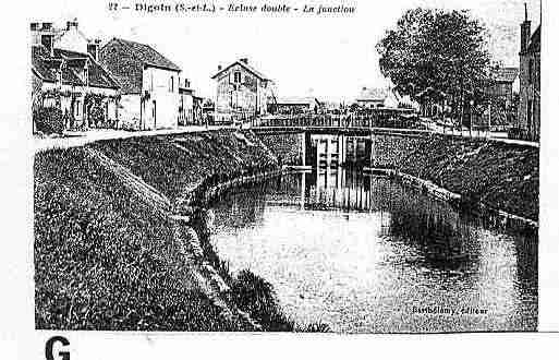 Ville de DIGOIN Carte postale ancienne