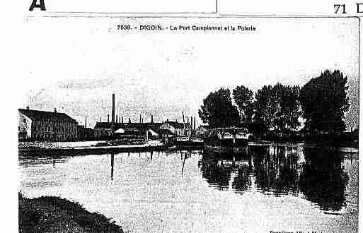 Ville de DIGOIN Carte postale ancienne