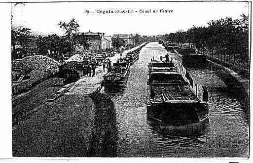 Ville de DIGOIN Carte postale ancienne