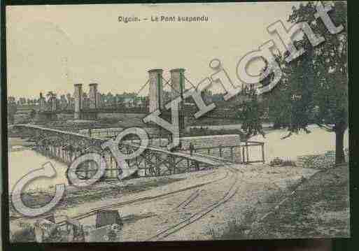 Ville de DIGOIN Carte postale ancienne