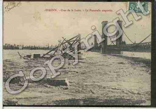 Ville de DIGOIN Carte postale ancienne