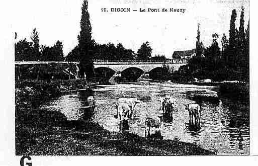 Ville de DIGOIN Carte postale ancienne