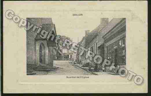 Ville de DOLLON Carte postale ancienne