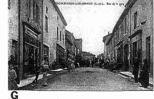 Ville de DOMPIERRELESORMES Carte postale ancienne