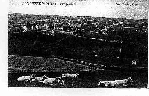 Ville de DOMPIERRELESORMES Carte postale ancienne