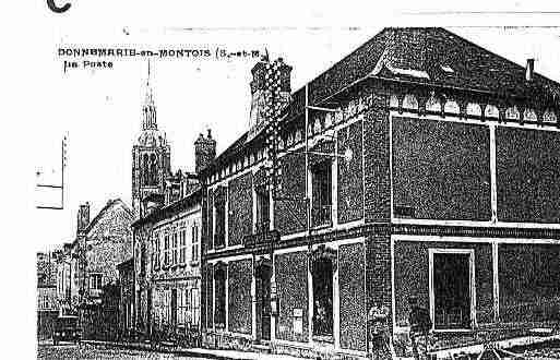 Ville de DONNEMARIEDONTILLY Carte postale ancienne