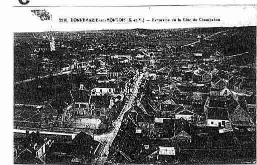 Ville de DONNEMARIEDONTILLY Carte postale ancienne