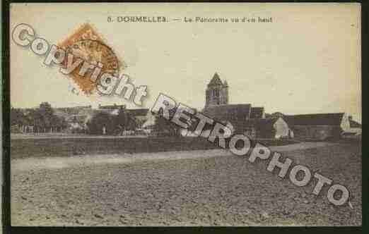 Ville de DORMELLES Carte postale ancienne