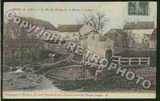 Ville de DOUE Carte postale ancienne