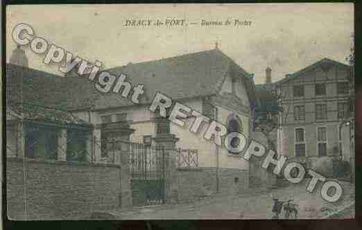 Ville de DRACYLEFORT Carte postale ancienne