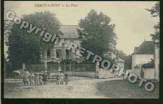 Ville de DRACYLEFORT Carte postale ancienne