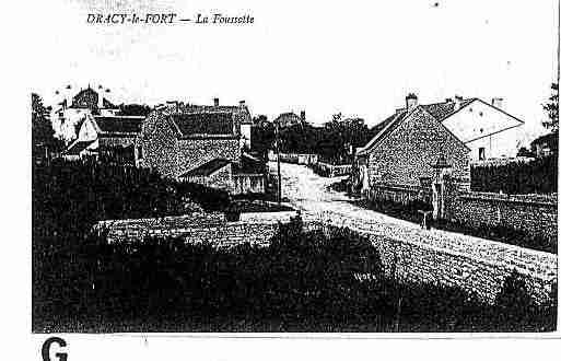 Ville de DRACYLEFORT Carte postale ancienne