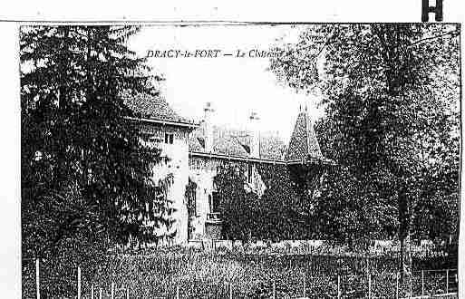 Ville de DRACYLEFORT Carte postale ancienne