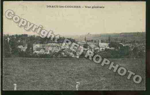 Ville de DRACYLESCOUCHES Carte postale ancienne