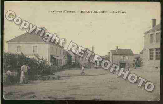 Ville de DRACYSAINTLOUP Carte postale ancienne