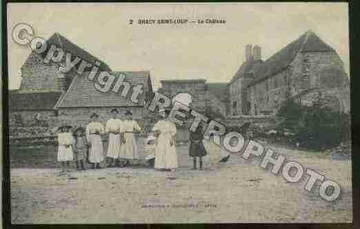 Ville de DRACYSAINTLOUP Carte postale ancienne