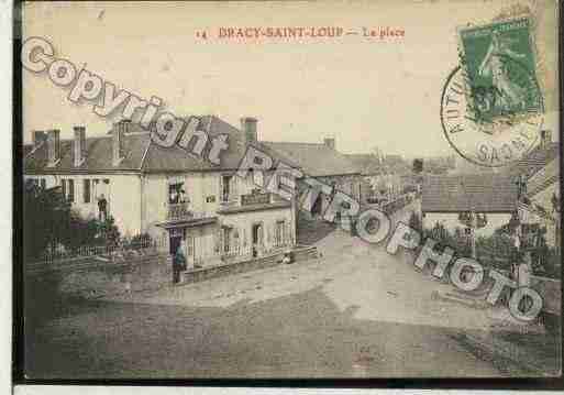 Ville de DRACYSAINTLOUP Carte postale ancienne