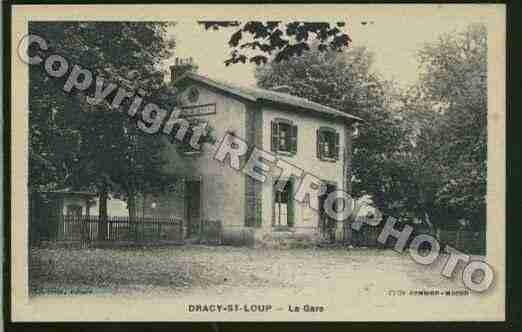 Ville de DRACYSAINTLOUP Carte postale ancienne