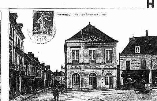 Ville de ECOMMOY Carte postale ancienne