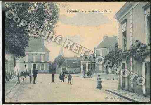 Ville de ECOMMOY Carte postale ancienne