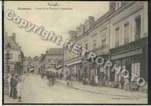 Ville de ECOMMOY Carte postale ancienne