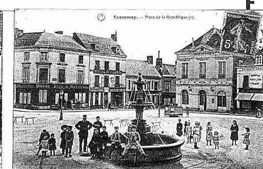 Ville de ECOMMOY Carte postale ancienne