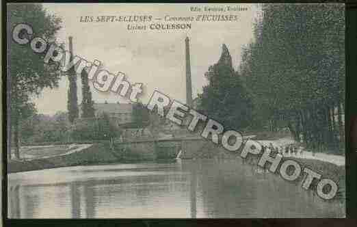 Ville de ECUISSES Carte postale ancienne