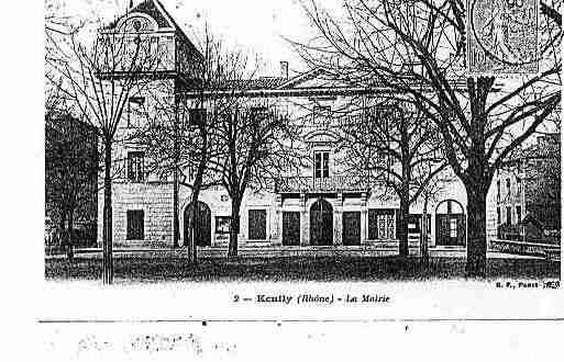 Ville de ECULLY Carte postale ancienne