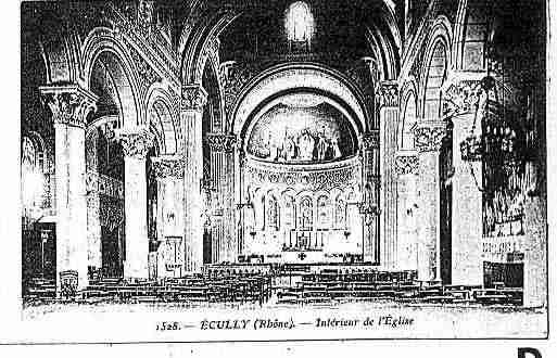 Ville de ECULLY Carte postale ancienne