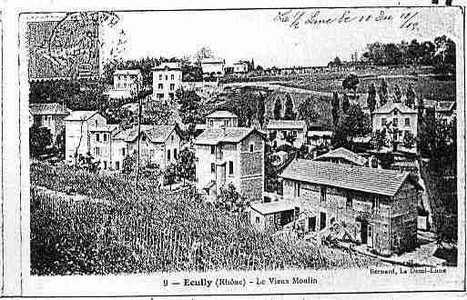 Ville de ECULLY Carte postale ancienne