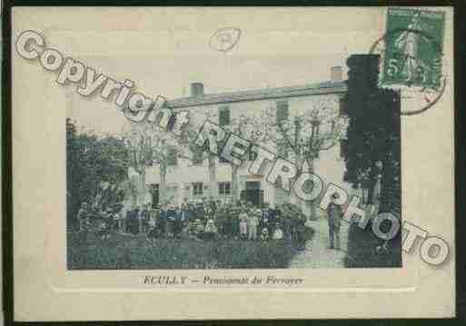 Ville de ECULLY Carte postale ancienne