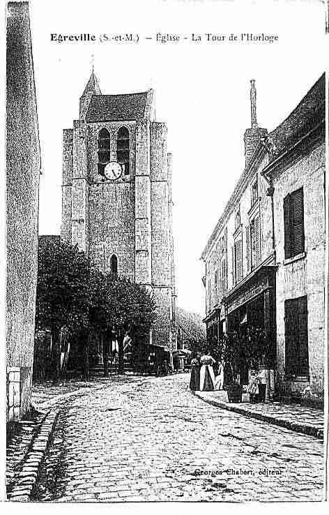 Ville de EGREVILLE Carte postale ancienne Ville de EGREVILLE Carte postale ancienne