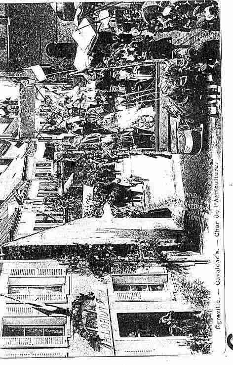 Ville de EGREVILLE Carte postale ancienne Ville de EGREVILLE Carte postale ancienne