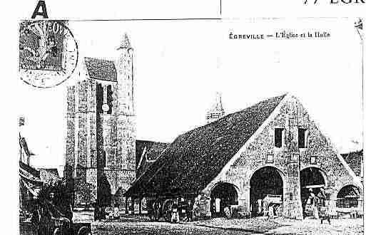 Ville de EGREVILLE Carte postale ancienne