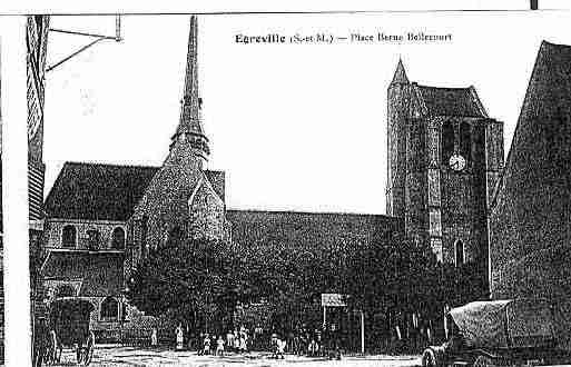 Ville de EGREVILLE Carte postale ancienne