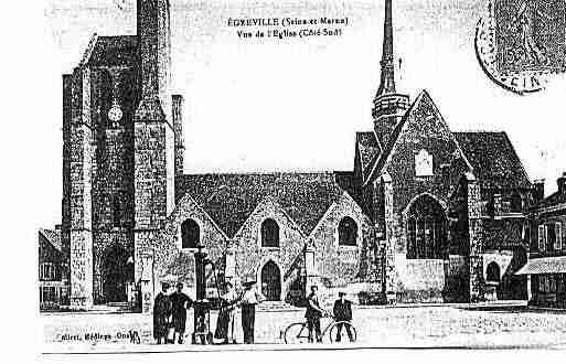 Ville de EGREVILLE Carte postale ancienne
